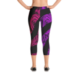 Roses Spin Capri Leggings