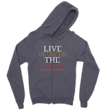 Between The Lines Zip Hoodie