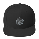 Black Rose Snapback Hat