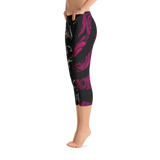 Roses Spin Capri Leggings