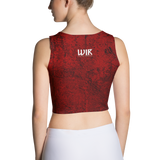 Red Wedding Crown Crop Top
