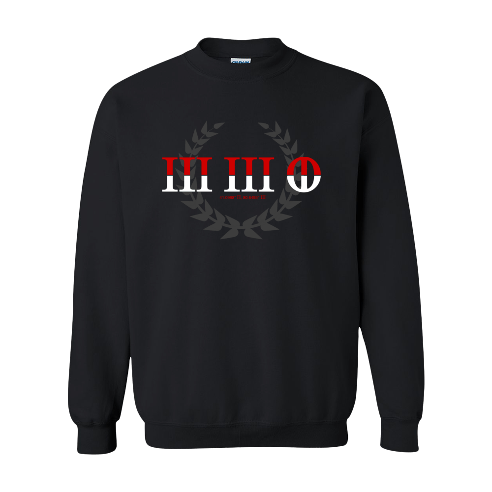 330 Numerals RWB Crew Neck