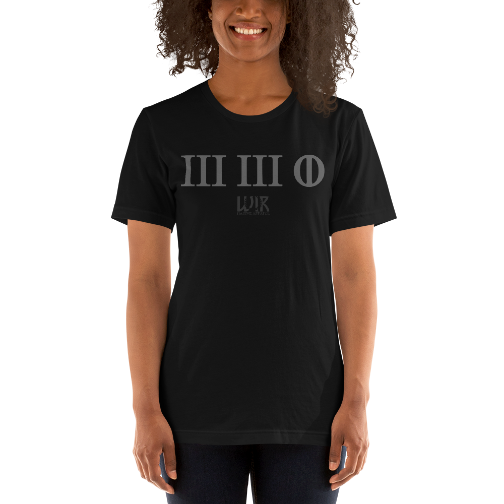 330 Grey Numerals T-Shirt