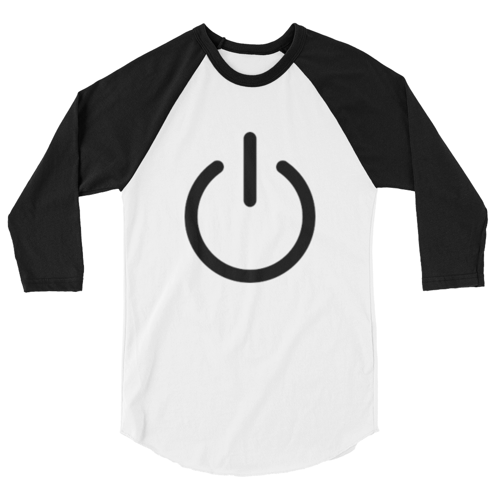 Power 3/4 sleeve raglan shirt