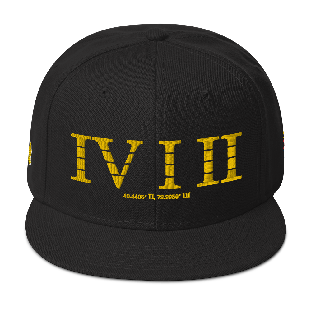 412 BlackAndYellow Stateside LTD Snapback Hat