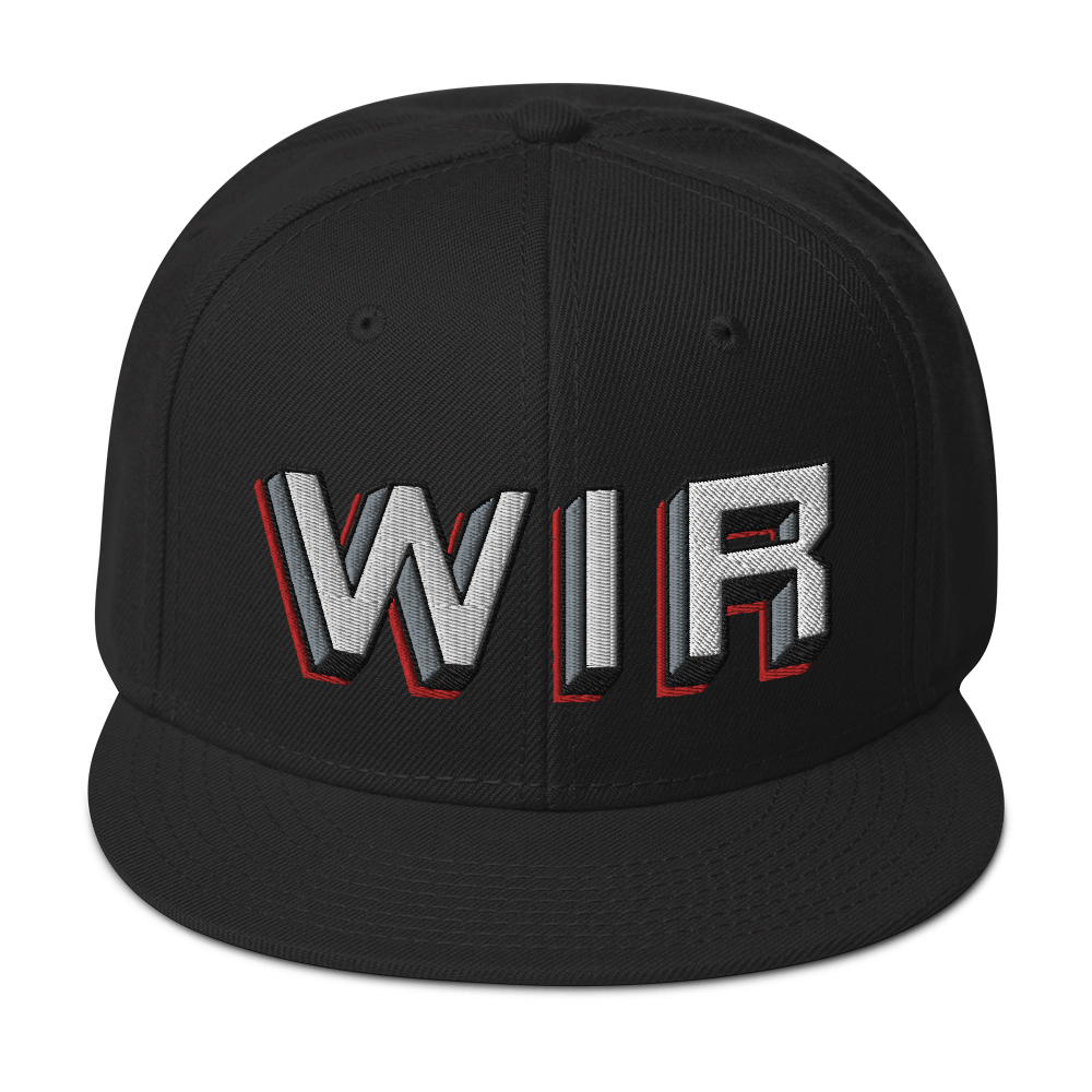 WIR 3D One Snapback Hat