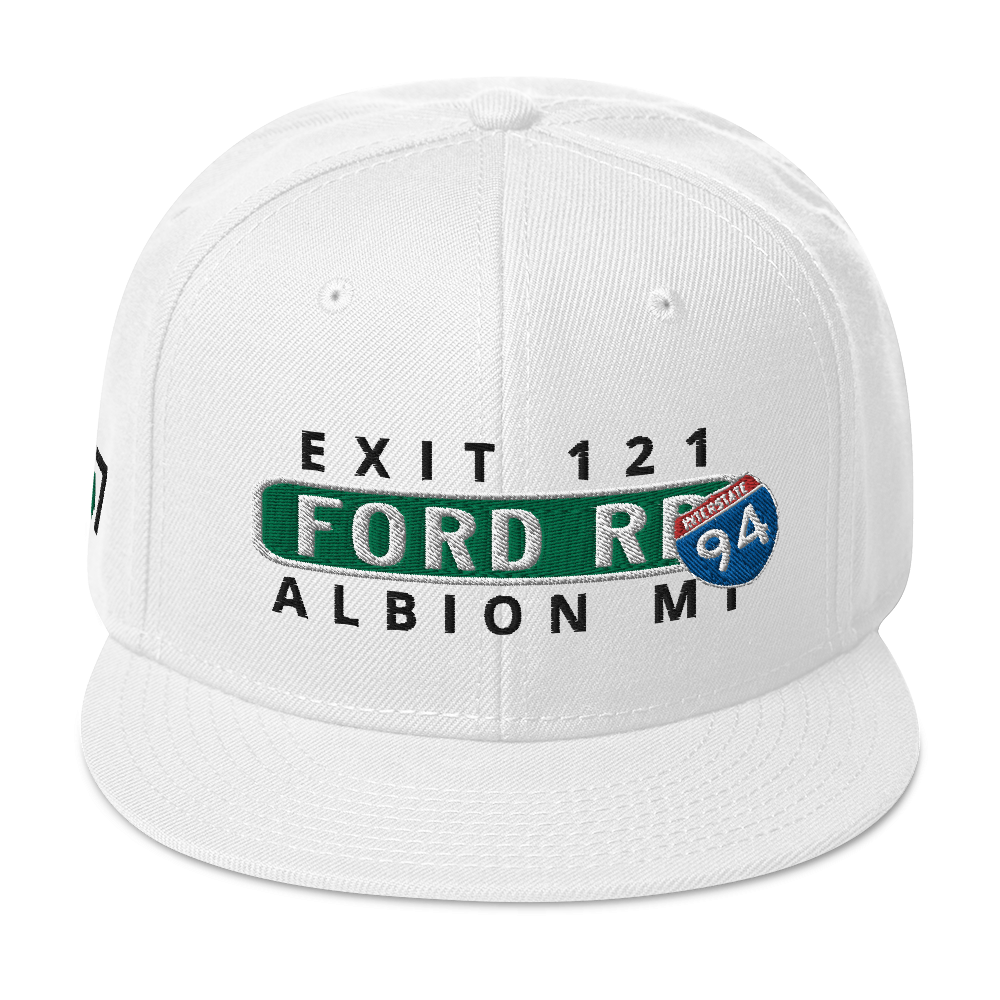 Streets Ford Rd Albion MI Snapback Hat