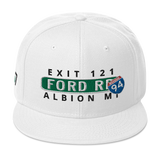 Streets Ford Rd Albion MI Snapback Hat