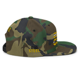 Steel Clan Camo Personalized Snapback Hat