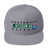 Concrete Streets / City Nights McGraw Ave DET Snapback Hat