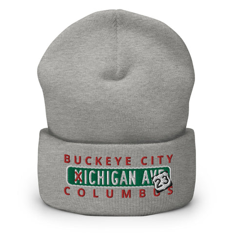 Concrete Streets Up North Ave Beanie Hat
