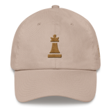 Queen Piece Gold Adjustable Hat