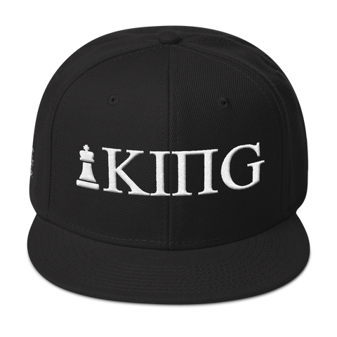 King Statement Snapback Hat